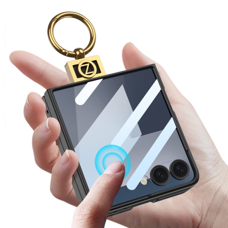Case Samsung Galaxy Z Flip 7 Puhelinkuoret Sormusteline Ja Näytönsuoja Gkk