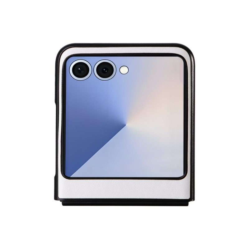 Case Samsung Galaxy Z Flip 7 Puhelinkuoret Yksivärinen Nahkaefekti