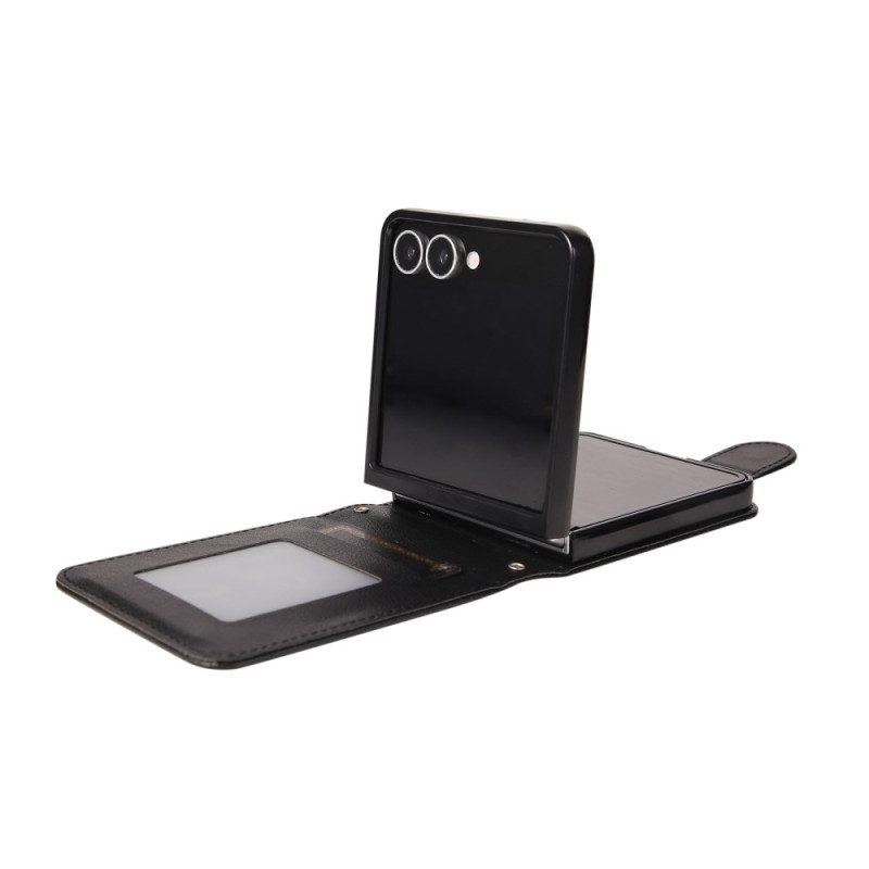 Kotelot Samsung Galaxy Z Flip 7 Keinonahkainen Korttikotelo Suojakuori