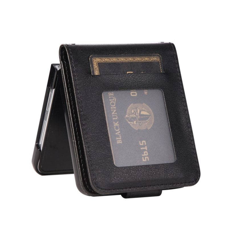 Kotelot Samsung Galaxy Z Flip 7 Keinonahkainen Korttikotelo Suojakuori