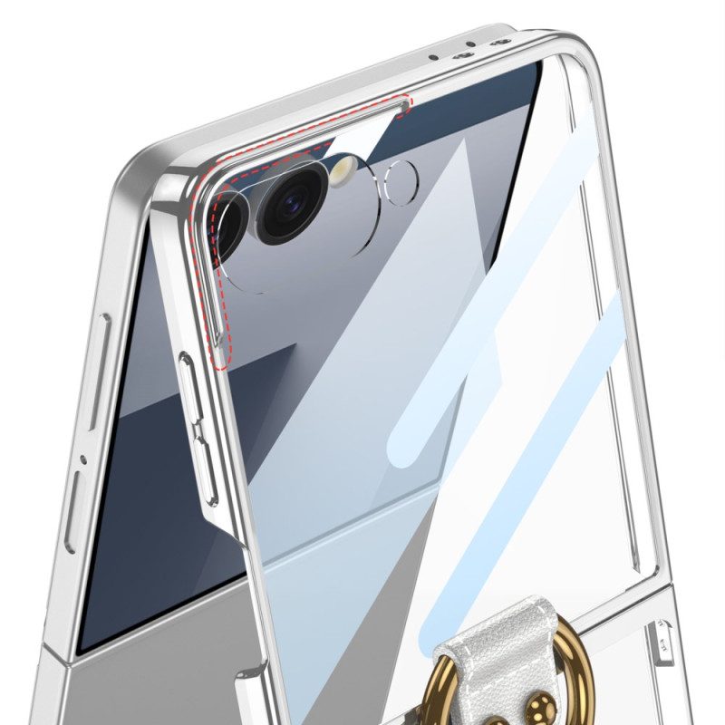 Kuori Samsung Galaxy Z Flip 7 Gkk-näytönsuoja Ja Sormusteline