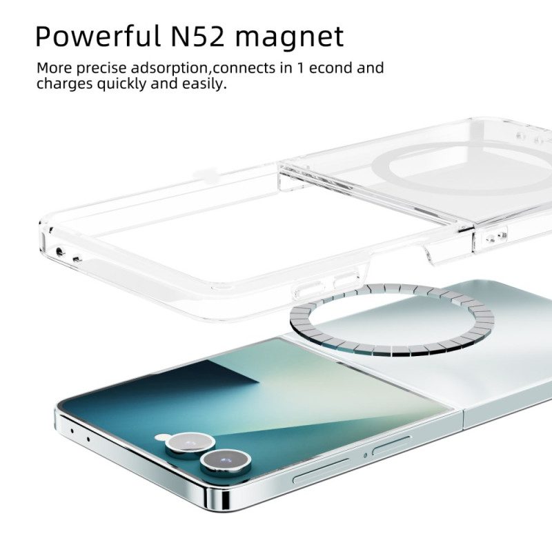 Kuori Samsung Galaxy Z Flip 7 Läpinäkyvä Magneettinen