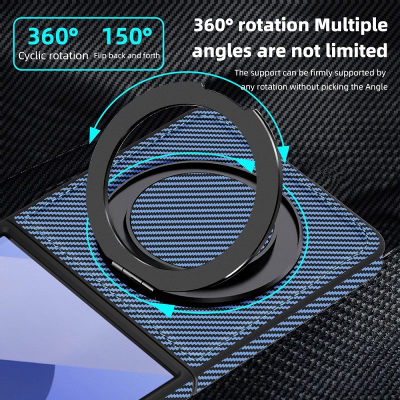 Kuori Samsung Galaxy Z Flip 7 Magneettinen Hiilikuitu