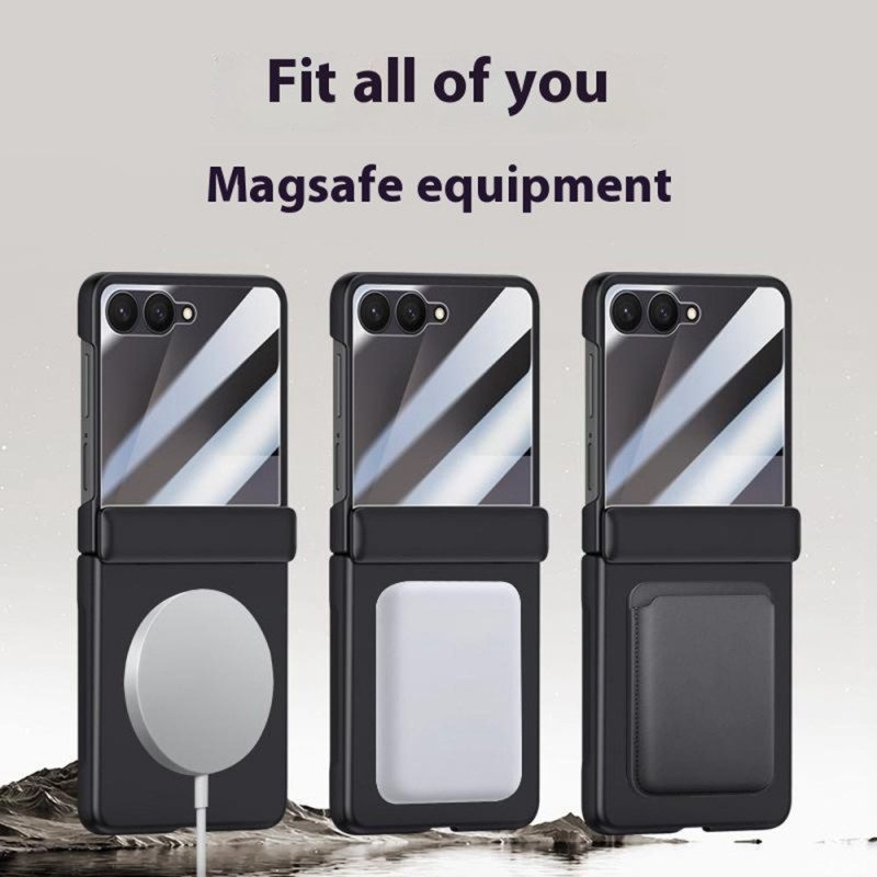 Kuori Samsung Galaxy Z Flip 7 Magneettinen Ja Metalliefektillä