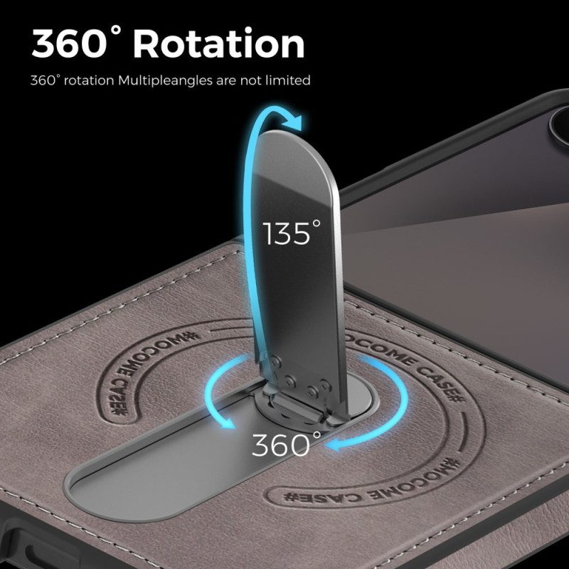Kuori Samsung Galaxy Z Flip 7 Magneettinen Ja Pyörivä Jalusta