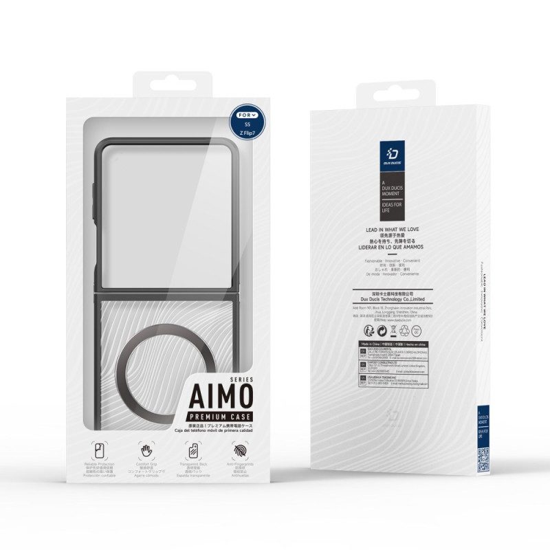Kuori Samsung Galaxy Z Flip 7 Magsafe-yhteensopiva Aimo-sarja Dux Ducis