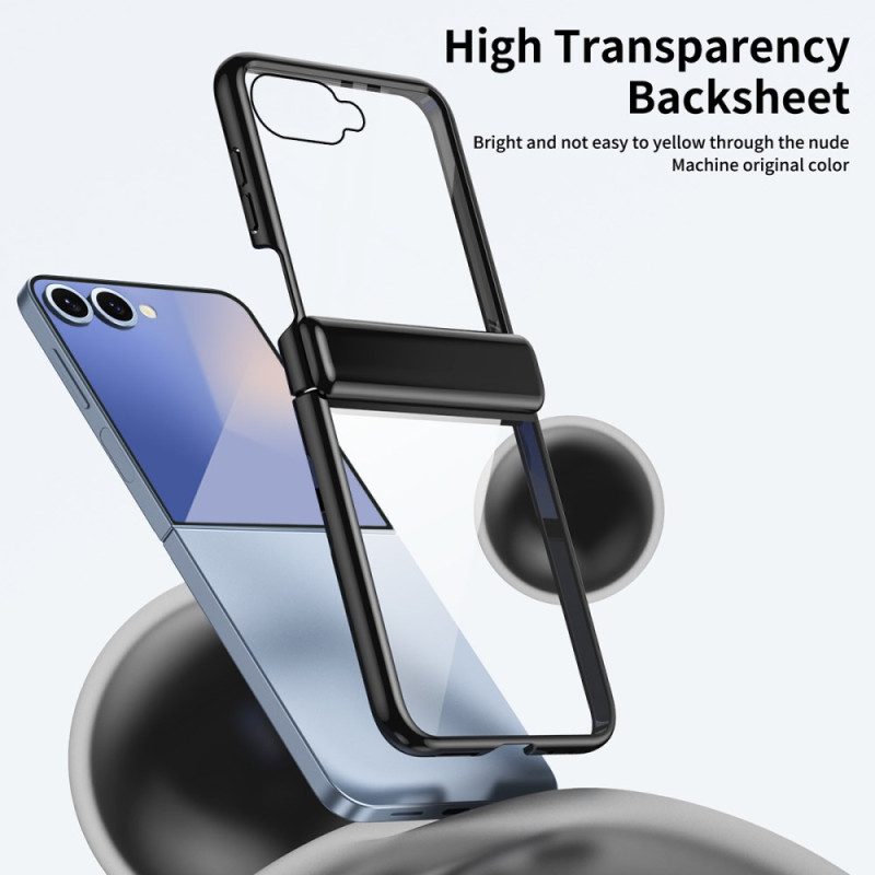 Kuori Samsung Galaxy Z Flip 7 Metalliefektinen Saranasuoja Suojakuori