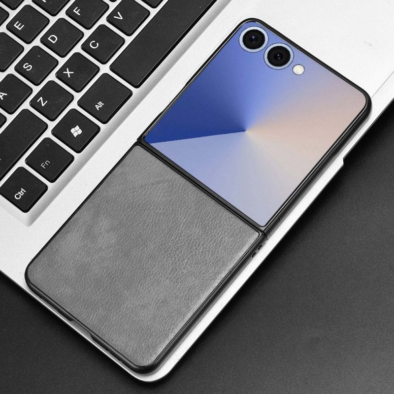 Kuori Samsung Galaxy Z Flip 7 Nahkakuvioinen