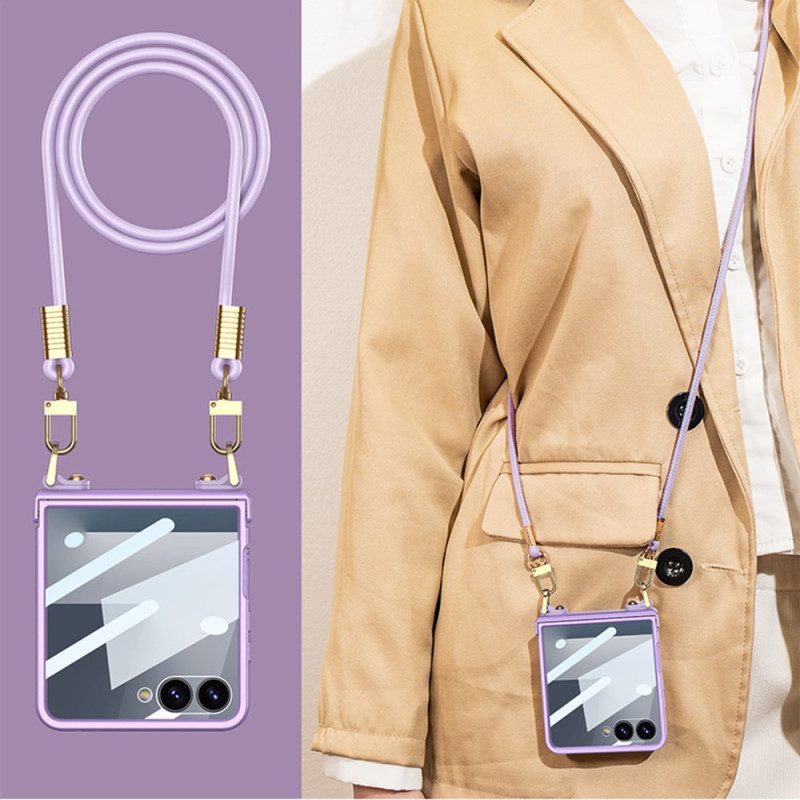 Kuori Samsung Galaxy Z Flip 7 Nyörirannekoru Suojakuori