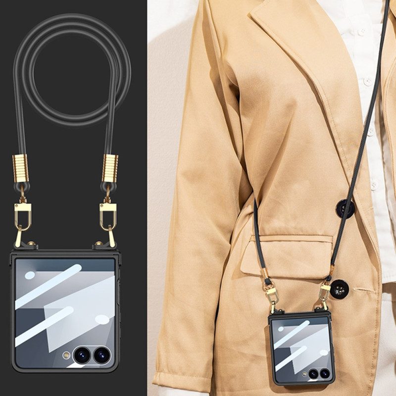 Kuori Samsung Galaxy Z Flip 7 Nyörirannekoru Suojakuori