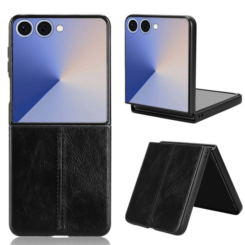 Kuori Samsung Galaxy Z Flip 7 Ommeltu Nahkakuvioinen