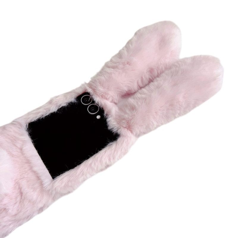 Kuori Samsung Galaxy Z Flip 7 Pehmoiset Pupunkorvat Suojakuori