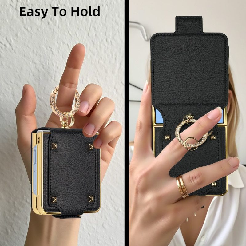 Kuori Samsung Galaxy Z Flip 7 Premium-sormus Suojakuori