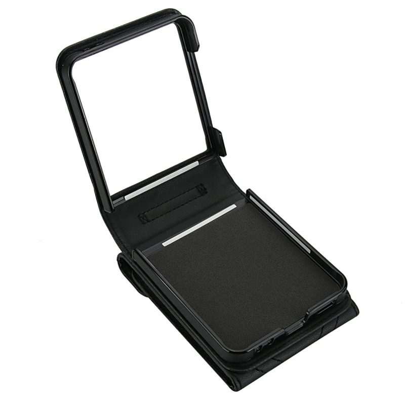 Kuori Samsung Galaxy Z Flip 7 Rfid-suojattu Korttikotelo Ja Hihna