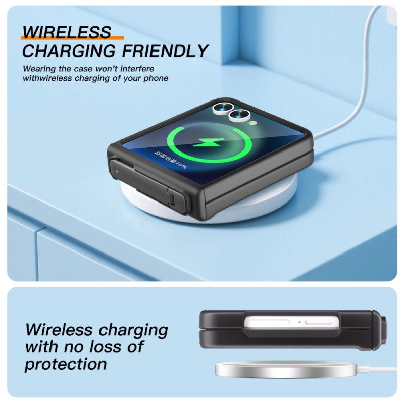 Kuori Samsung Galaxy Z Flip 7 Saranasuoja Ja Jalusta