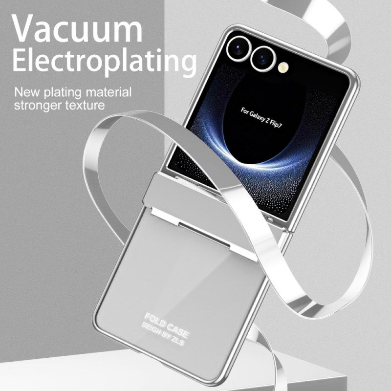 Kuori Samsung Galaxy Z Flip 7 Sormenjälkiä Hylkivä Metallinen Muotoilu
