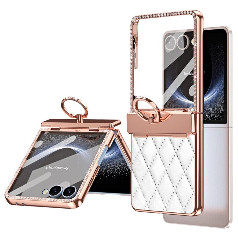 Kuori Samsung Galaxy Z Flip 7 Sormuksen Pidike Ja Takasuoja