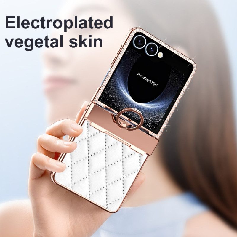 Kuori Samsung Galaxy Z Flip 7 Sormusteline Ja Strassikoriste