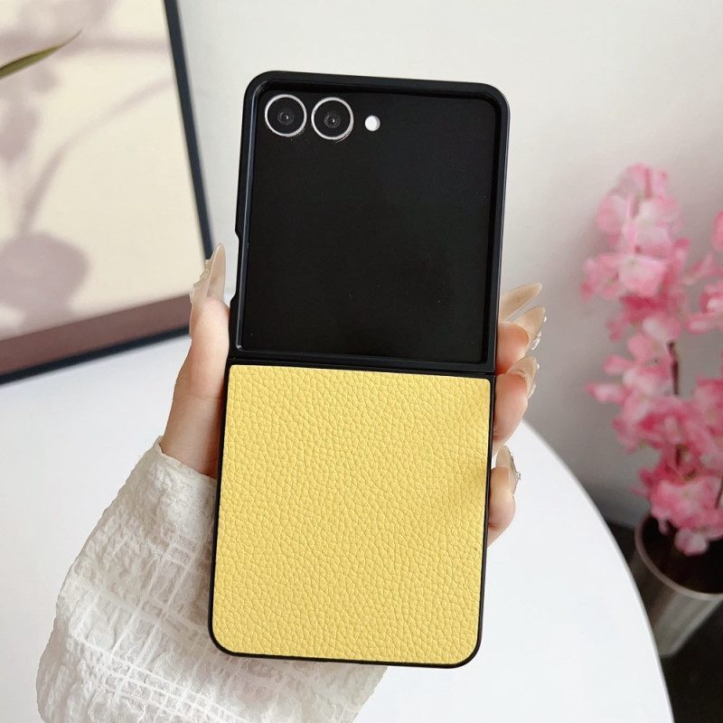 Kuori Samsung Galaxy Z Flip 7 Teksturoitu Nahkakuvioinen