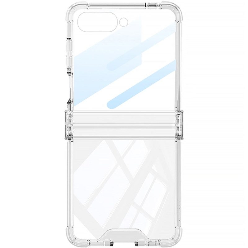 Kuori Samsung Galaxy Z Flip 7 Värillinen Läpikuultava Turvatyynysuojalla