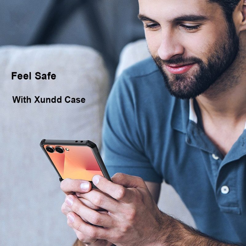 Kuori Samsung Galaxy Z Flip 7 Xundd-turvatyyny- Ja Näytönsuoja Suojakuori