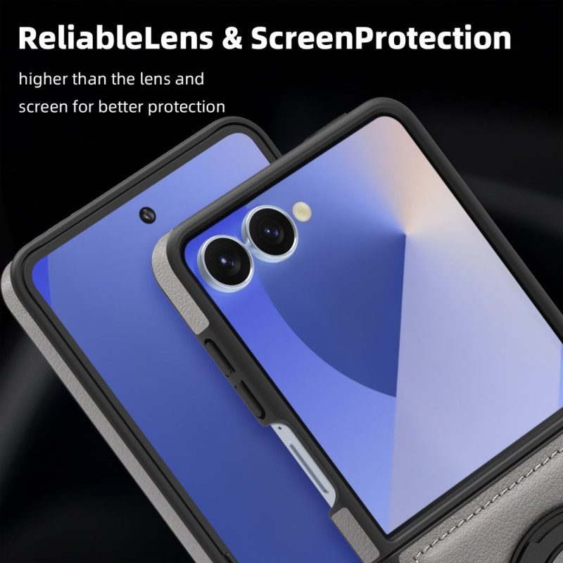 Kuori Samsung Galaxy Z Flip 7 Yhteensopiva Magsafe Ringin Kanssa Pidike