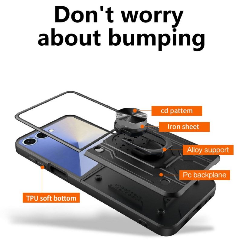Puhelinkuoret Samsung Galaxy Z Flip 7 Erittäin Kestävä Jalustalla