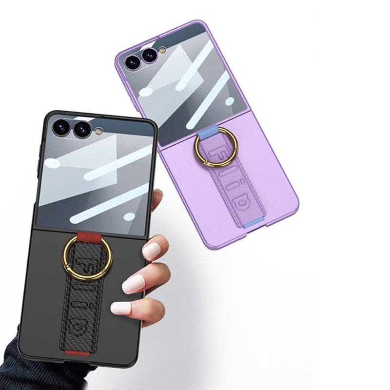 Puhelinkuoret Samsung Galaxy Z Flip 7 Gkk:n Rannehihna Ja Näytönsuoja