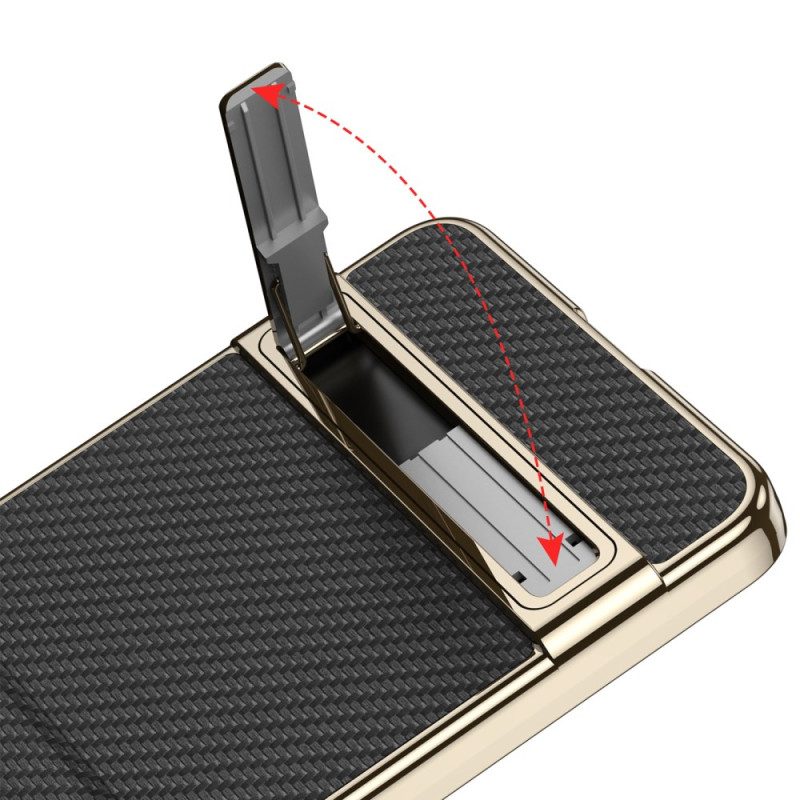 Puhelinkuoret Samsung Galaxy Z Flip 7 Keinonahka Ja Gkk-tuki