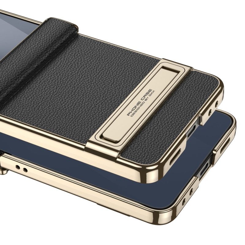 Puhelinkuoret Samsung Galaxy Z Flip 7 Keinonahka Ja Gkk-tuki