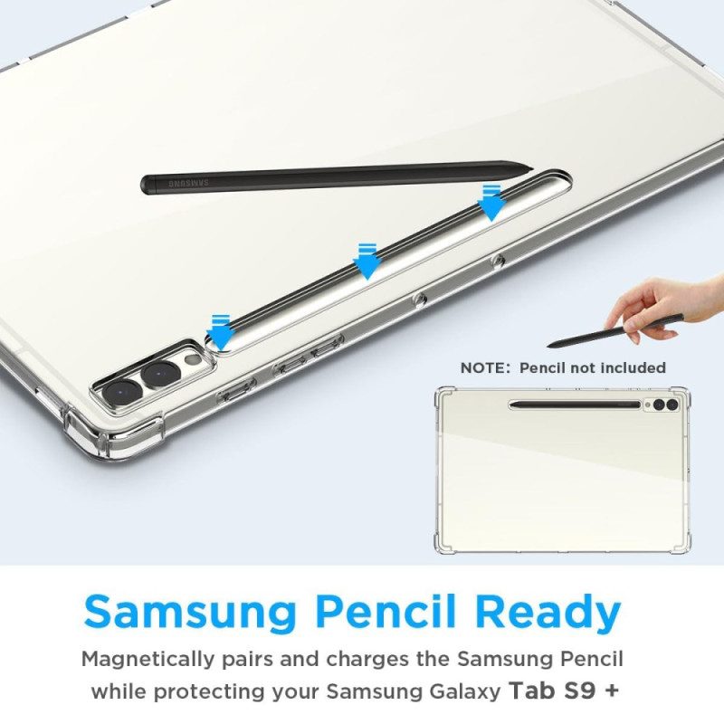 Case Samsung Galaxy Tab S10 Plus Puhelinkuoret Läpinäkyvä Kynäpidikkeellä