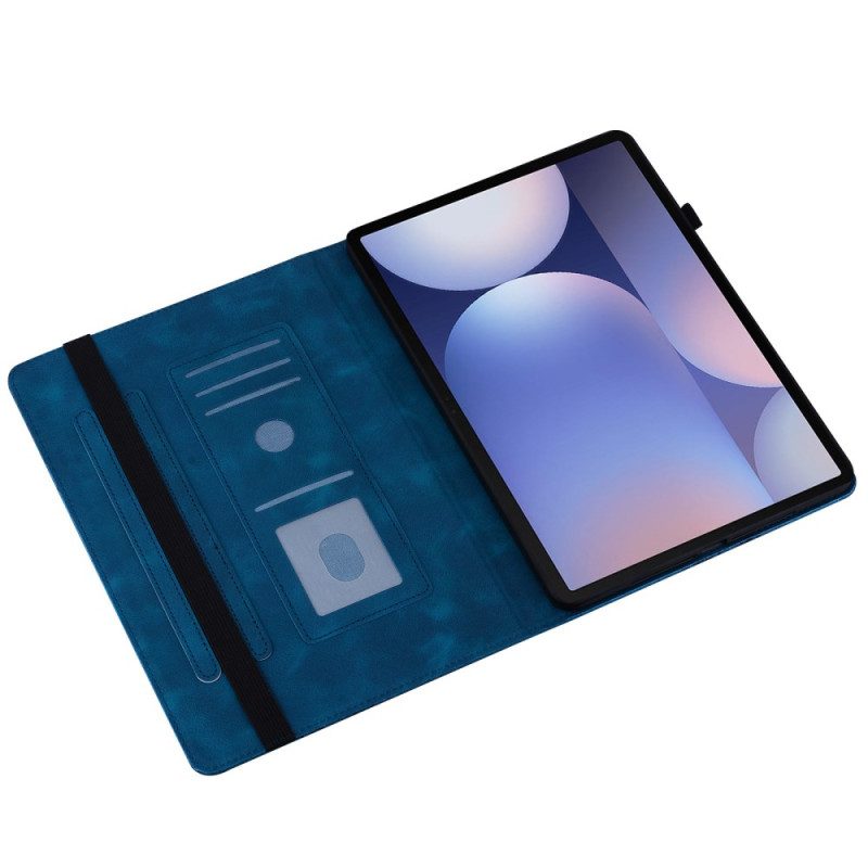 Kuoret Samsung Galaxy Tab S10 Plus Puhelinkuoret Mokkanahkaefekti Sydämet