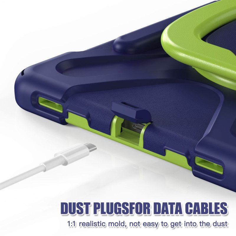 Kuori Samsung Galaxy Tab S10 Plus Monitoiminen Pyörivä Jalusta Ja Kahva