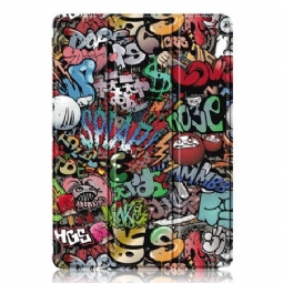 Samsung Galaxy Tab S10 Plus Graffitikuvioinen Läpinäkyvä Takakansi