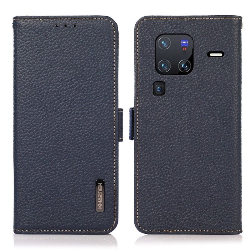 Kotelot Vivo X80 Pro Khazneh Rakeinen Nahka Ensin