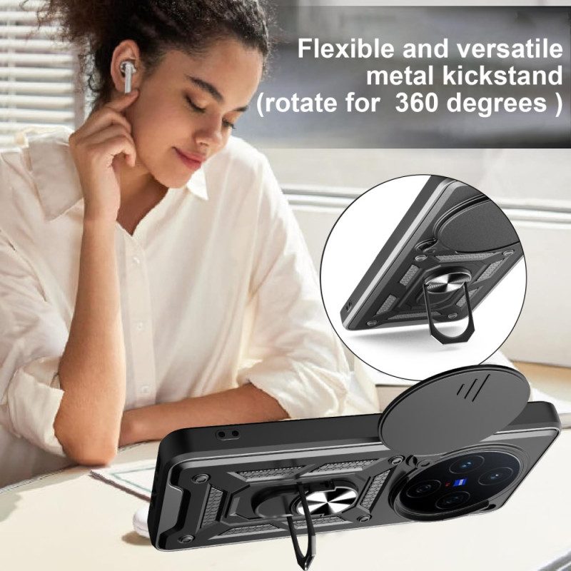 Case Vivo X200 Puhelinkuoret Liukuva Kameransuoja Ja Jalusta