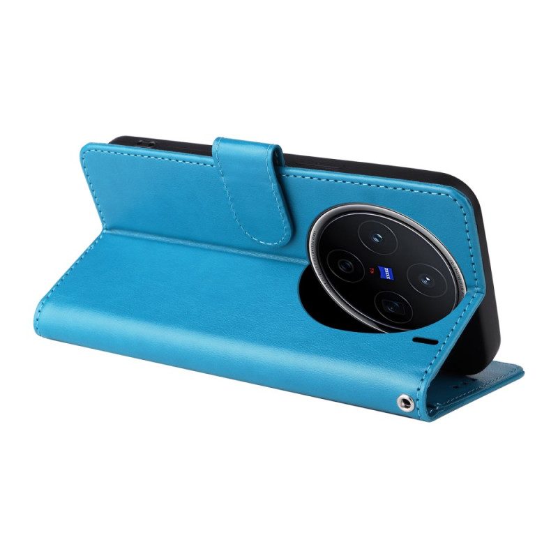 Kotelot Vivo X200 Puhelinkuoret Kukkakuvioinen Perhoskuvio