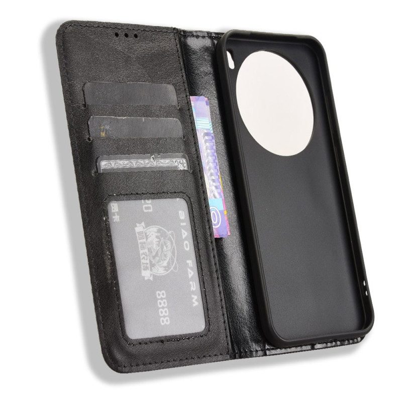 Nahkakotelo Vivo X200 Puhelinkuoret Vintage Reunus