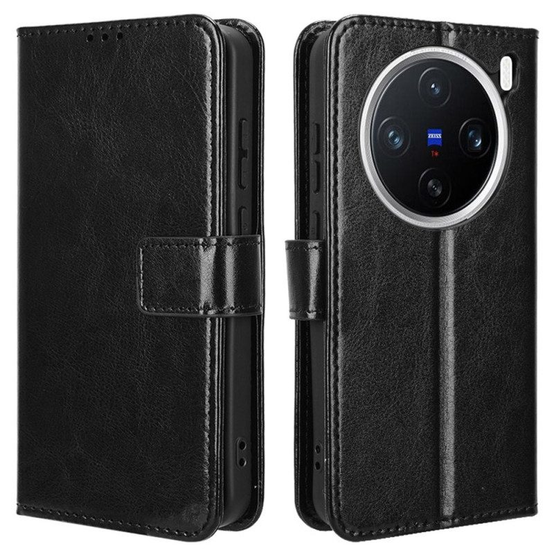 Nahkakotelo Vivo X200 Räikeä Keinonahka