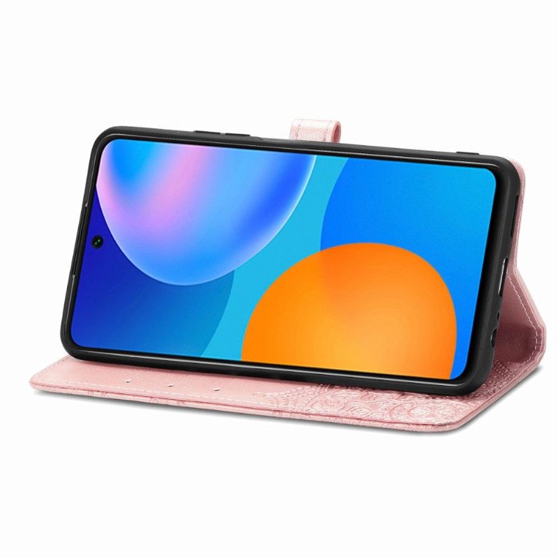 Kotelot Huawei P Smart 2021 Mandala-korttikotelo