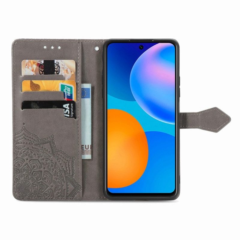 Kotelot Huawei P Smart 2021 Mandala-korttikotelo