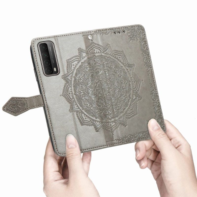 Kotelot Huawei P Smart 2021 Mandala-korttikotelo