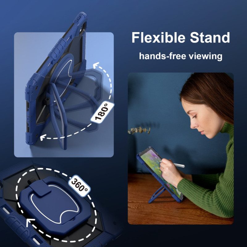 Case iPad Pro 13 (2025) Puhelinkuoret Kaksivärinen Jalusta Ja Olkahihna