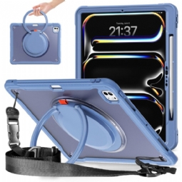 Case iPad Pro 13 (2025) Puhelinkuoret Pyörivä Jalusta Ja Olkahihna