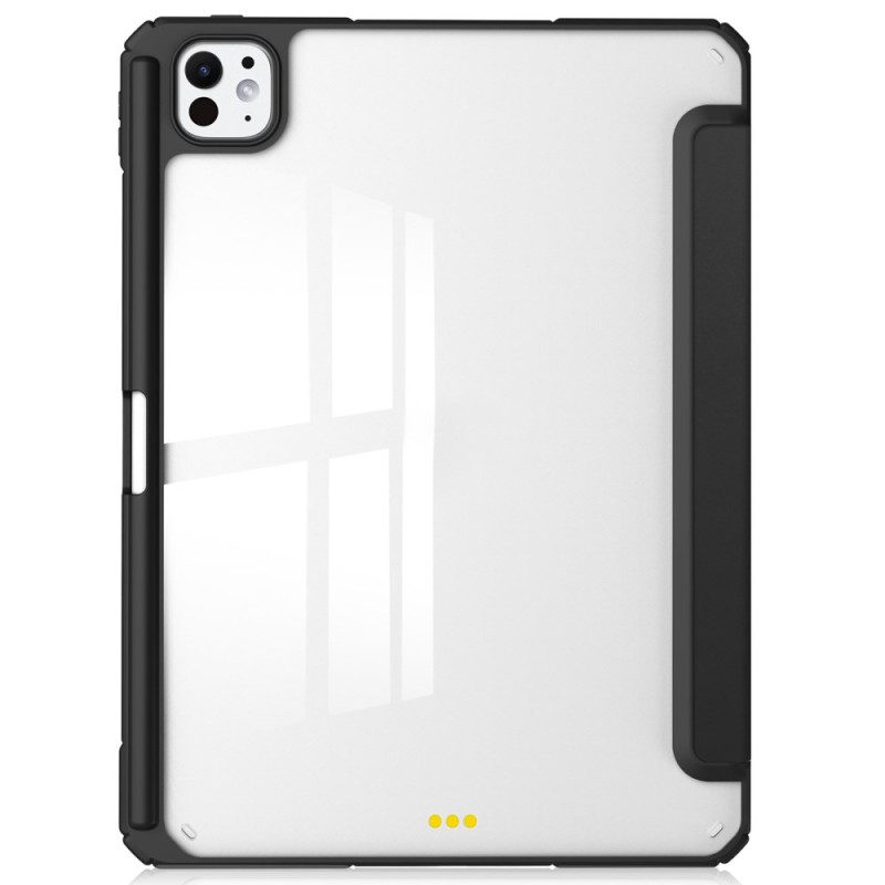 iPad Pro 13 (2025) Keinonahkainen Läpinäkyvä Kotelo