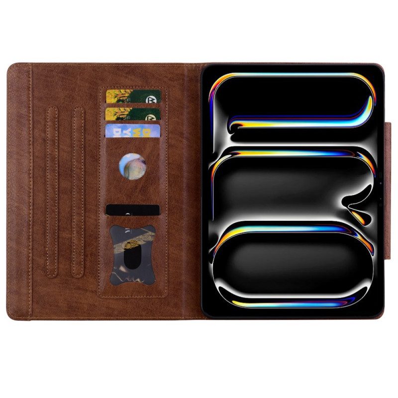 Kotelot iPad Pro 13 (2025) Puhelinkuoret Magneettinen Suljin Kissakuviolla