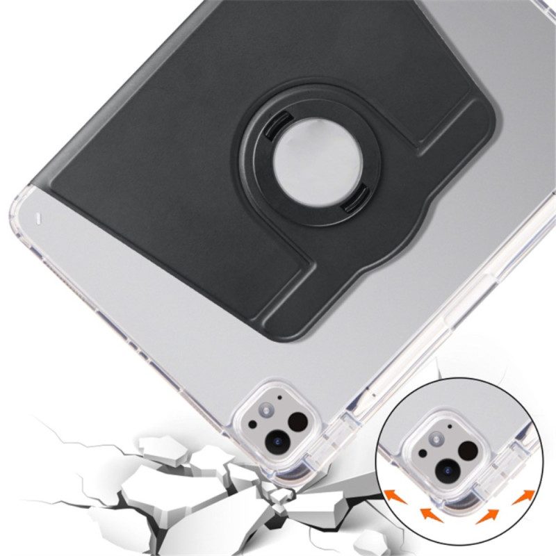 Kotelot iPad Pro 13 (2025) Pyörivä Jalusta Ja Irrotettava Läpinäkyvä Selkänoja