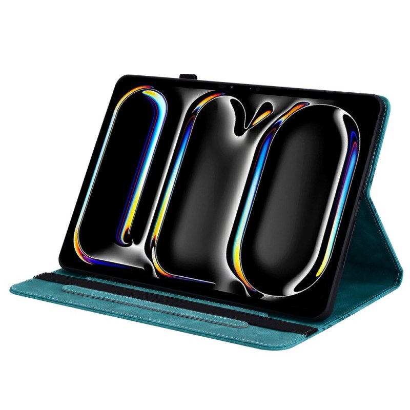 Kotelot iPad Pro 13 (2025) Sydänmokkanahkakuvio Suojakuori