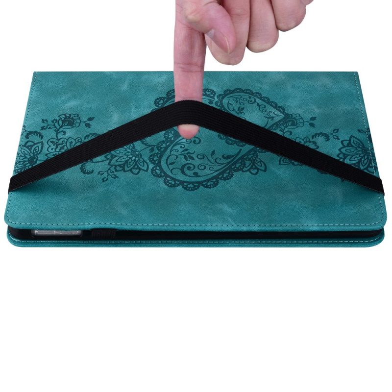 Kotelot iPad Pro 13 (2025) Sydänmokkanahkakuvio Suojakuori