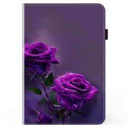 Kotelot iPad Pro 13 (2025) Violetit Ruusut